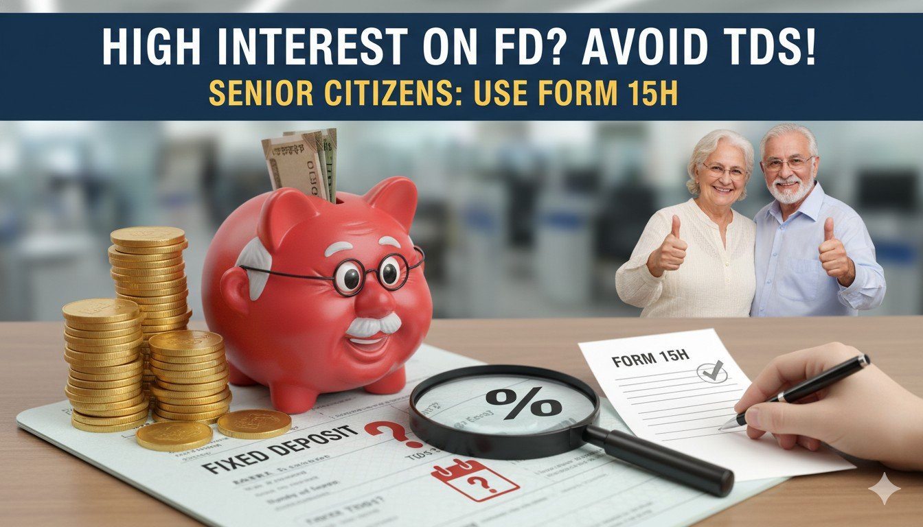 सीनियर सिटीजन FD ब्याज पर TDS से बचाव के लिए फॉर्म 15H भरते हुए