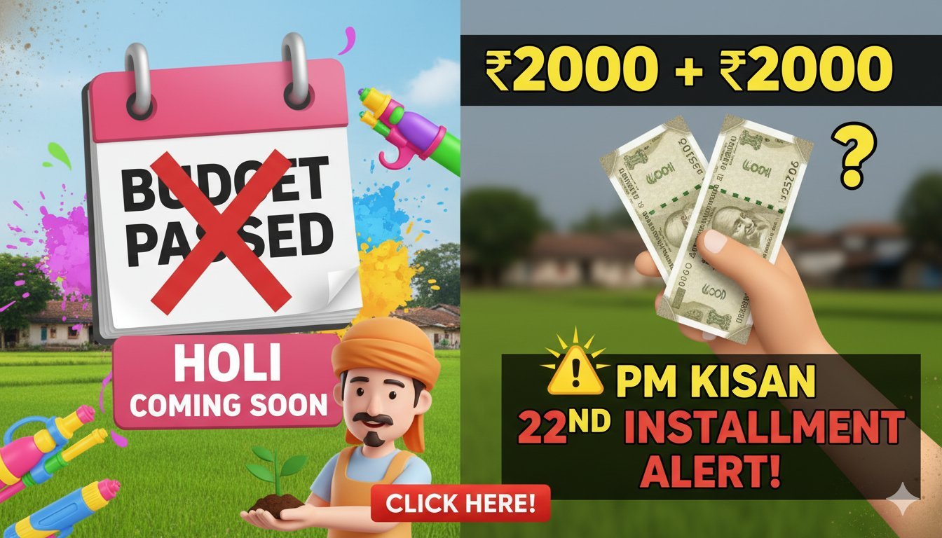 पीएम किसान योजना की 22वीं किस्त का इंतजार करते हुए एक किसान अपने मोबाइल पर पोर्टल चेक करता हुआ