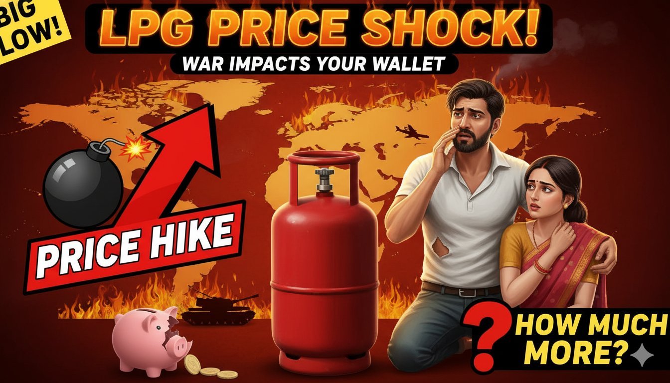 घरेलू LPG सिलेंडर की कीमत में ₹60 की बढ़ोतरी, दिल्ली में अब ₹913